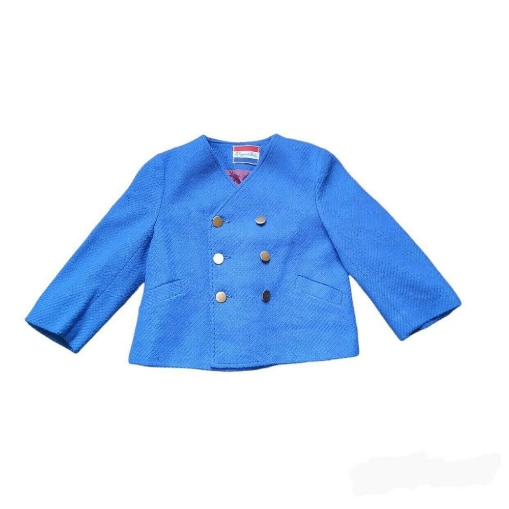 Vintage Girls Double Breasted Blazer 2T